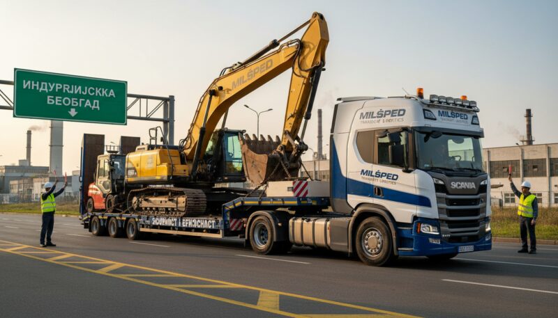 transport bagera i viljuškara Srbija transport bagera i viljuškara Srbija